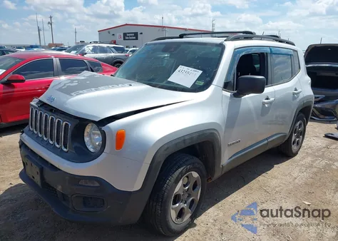 2016 Jeep Renegade Sport from USA, damaged, VIN ZACCJBAT9GPD60595